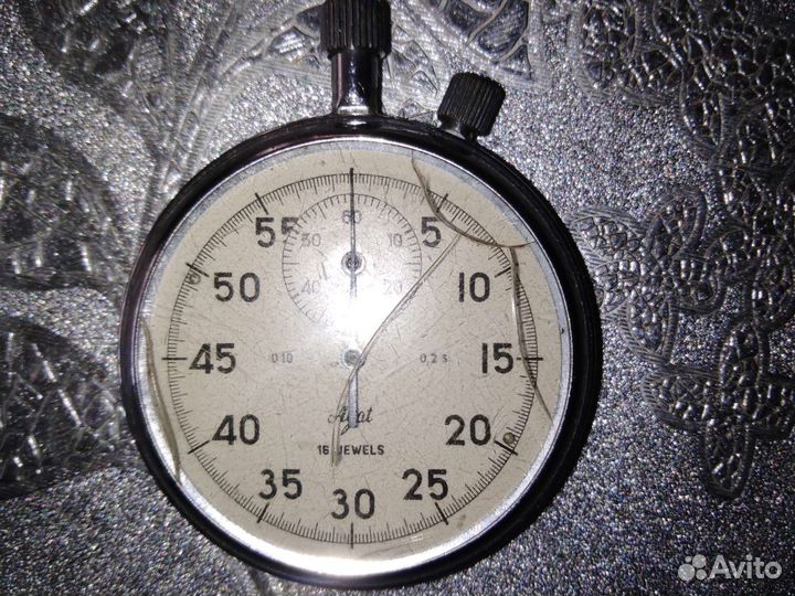 Секундомер агат. Часы Луч карманные
