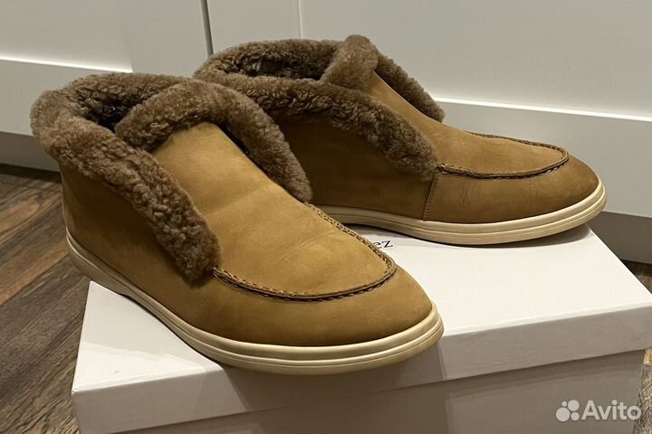 Полуботинки лоферы с мехом 12storeez