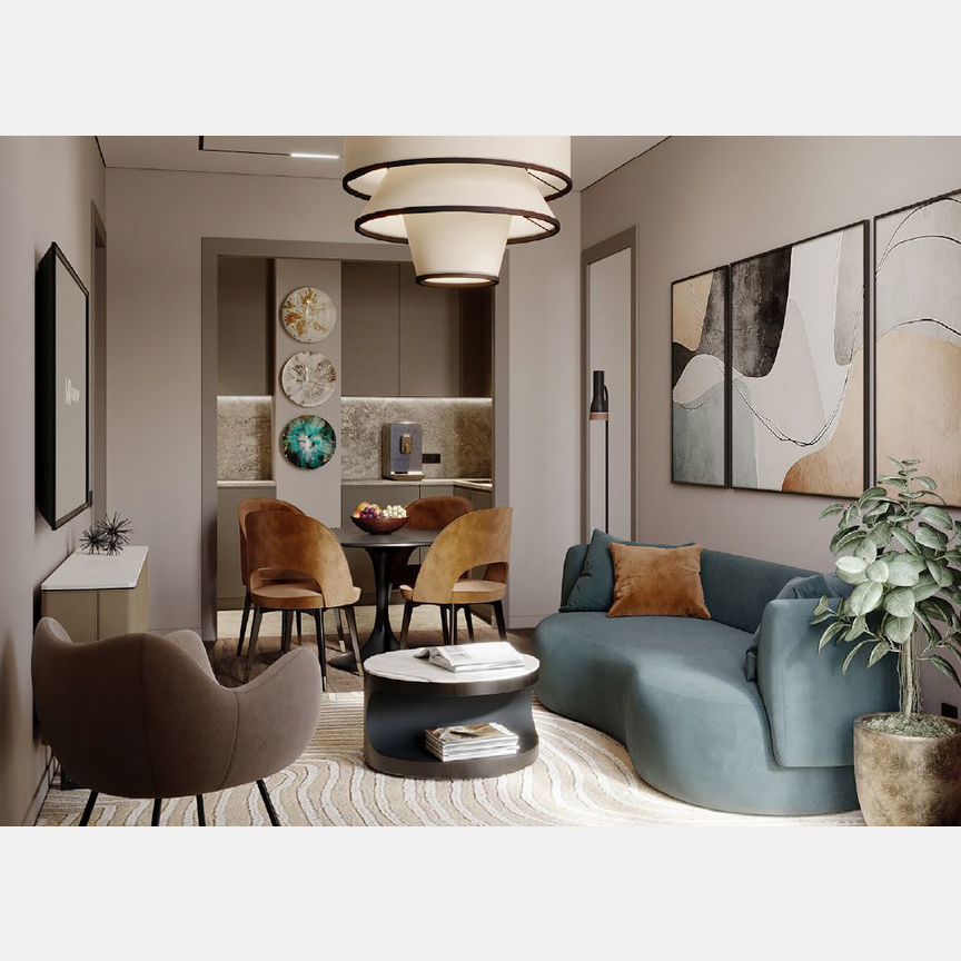 1-к. квартира, 42,8 м², 8/9 эт.