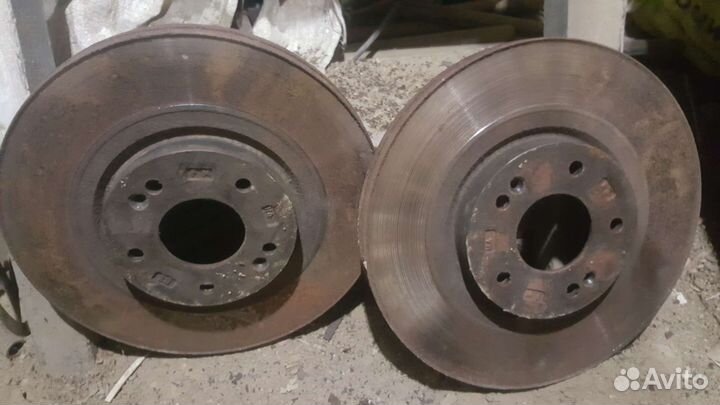 Тормозные диски и колодки Kia Sorento хм