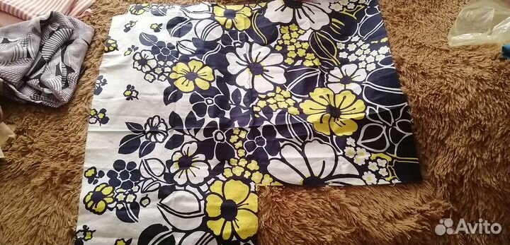 Отрезы льна шелка.шерсти СССР