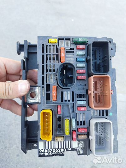 Блок предохранителей bsm r05 citroen