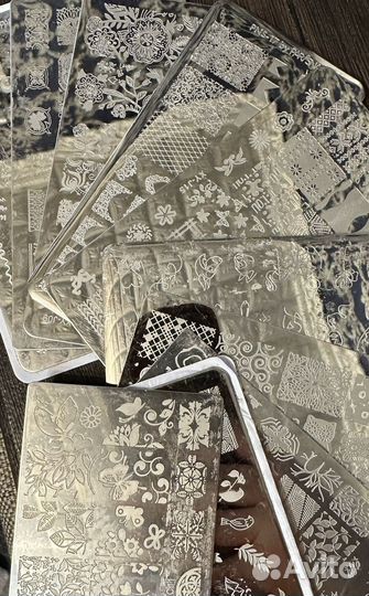 Пластины для стемпинга набор