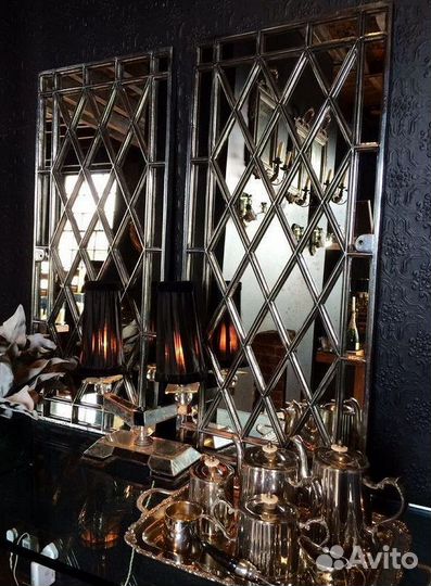 Зеркальная плитка на кухне