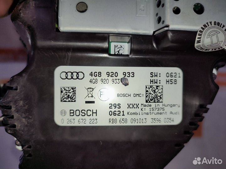 Панель приборов (щиток) Audi A6 4G/C7 2014