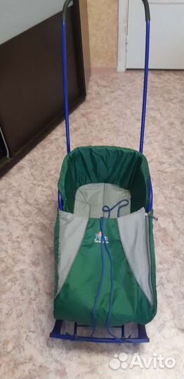 Детские санки коляска