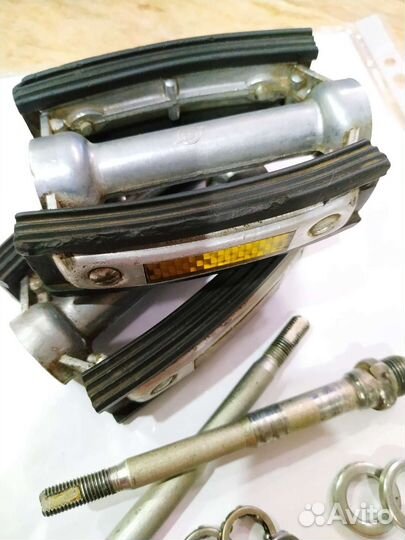 Запчасти для педалей велосипеда Урал (комплект)