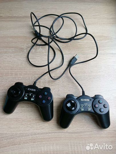 Джойстик для пк Контреллер USB Геймпад Exeq