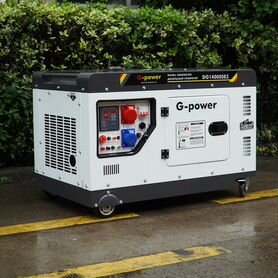 Генератор дизельный 12 kW g-power DG14000S3