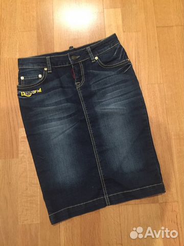 Юбка (юбка-карандаш) джинсовая