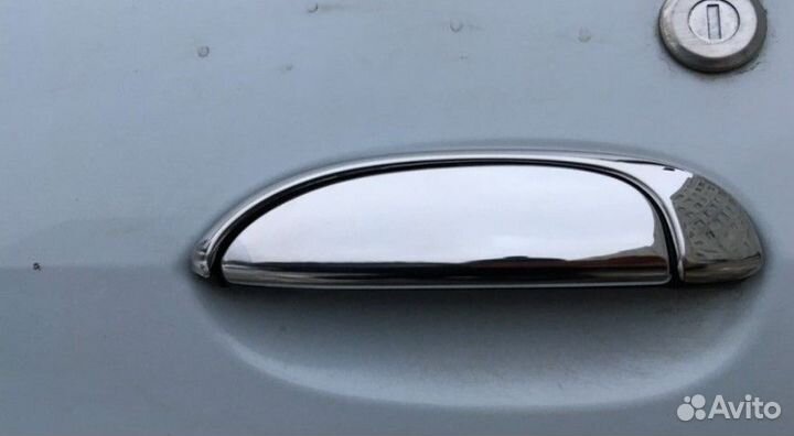 Накладки на внешние ручки дверей Ларгус/Логан хром