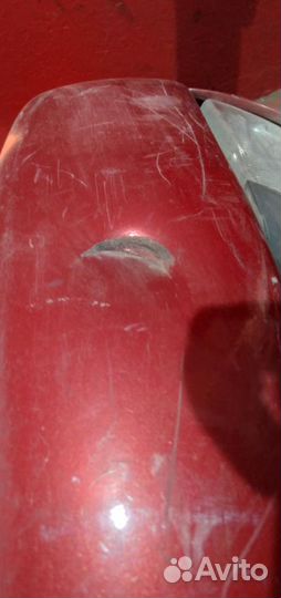 Ситроен Ксара бампер передний красный