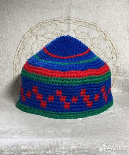 Вязанные шапки для бани