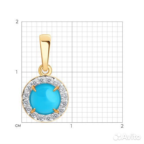 Подвеска sokolov из золота, 732954