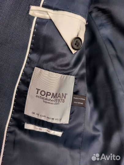 Мужской костюм тройка Topman xs/s