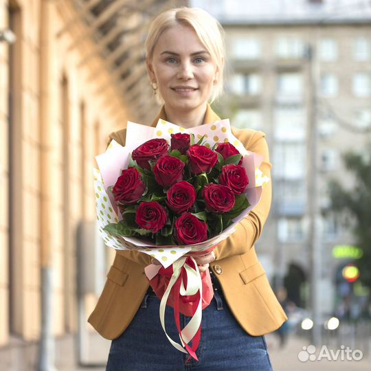 Букет из 11 красных роз