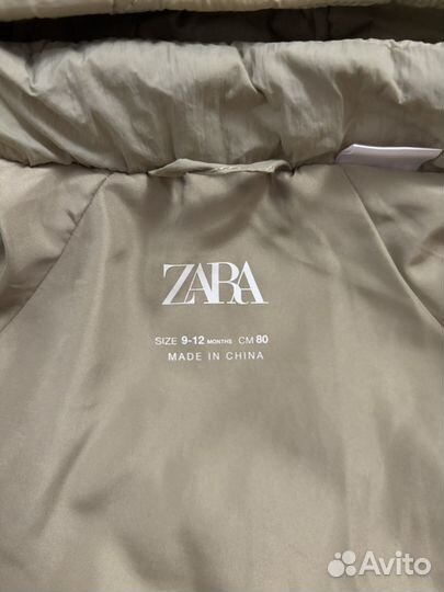 Куртка zara для девочки 80