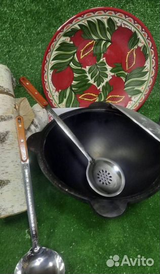 Чyгунный кaзан 8л