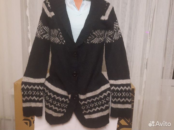 Жакет кардиган р.48