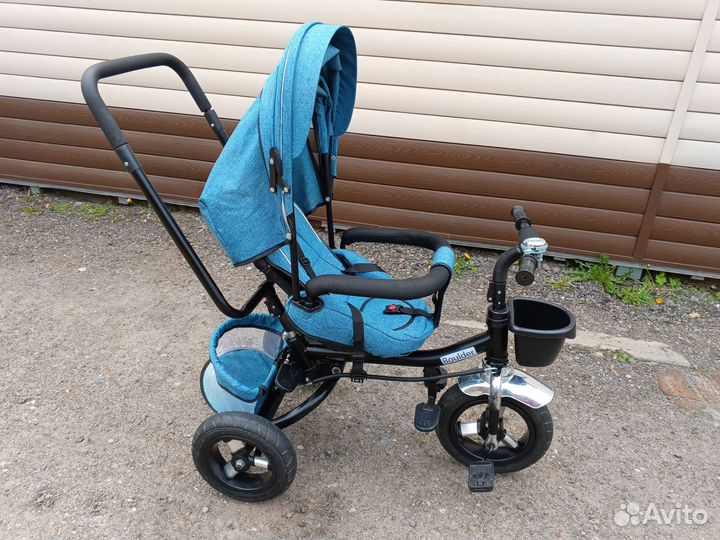 Велосипед с родительской ручкой