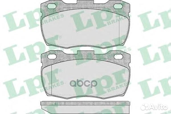 05P626 Колодки тормозные land rover defender/DI