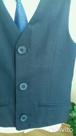 Жилет acoola классический школьный темно- синий