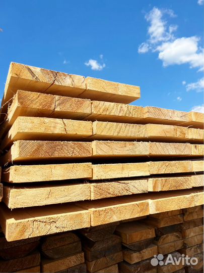 Доска обрезная 25х150х6000мм от производителя