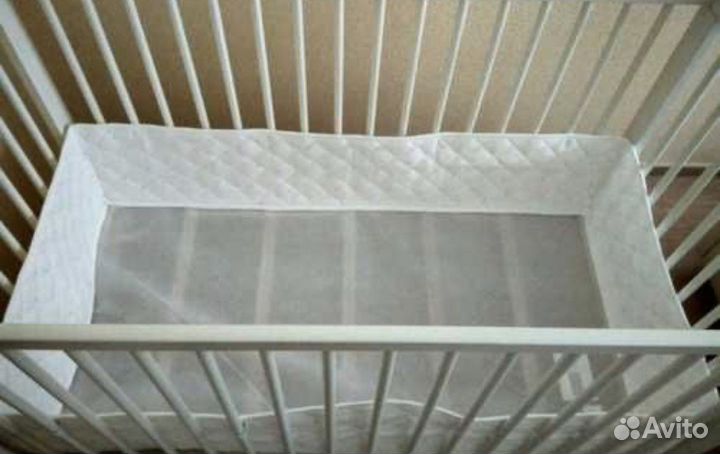 Защитные бортики для кроватки IKEA, серия лен