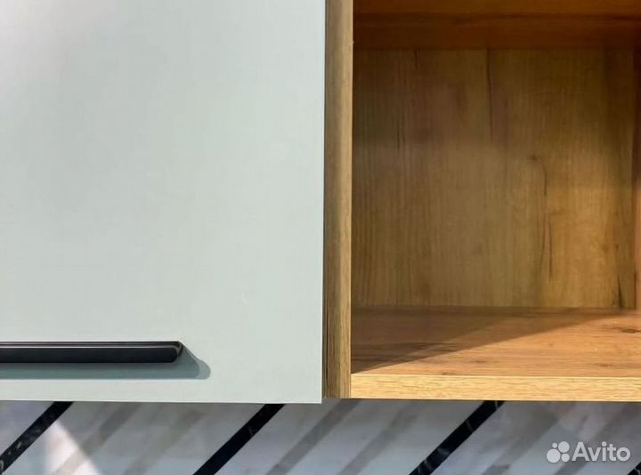 Угловая Кухня Зелёная