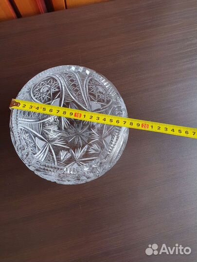 Вазы хрустальные времён СССР
