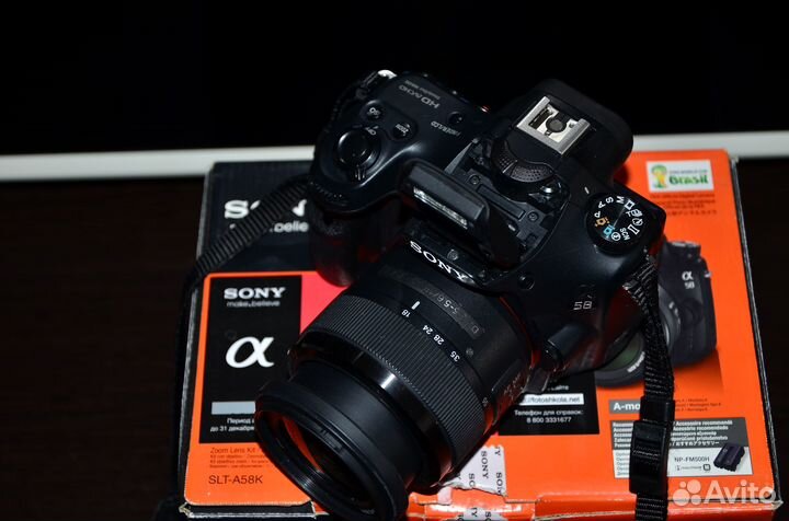 Зеркальный фотоаппарат sony a58