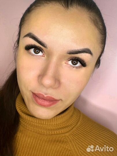 Наращивание ресниц и брови
