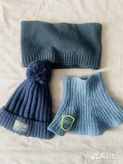 Шапка и снуд детский