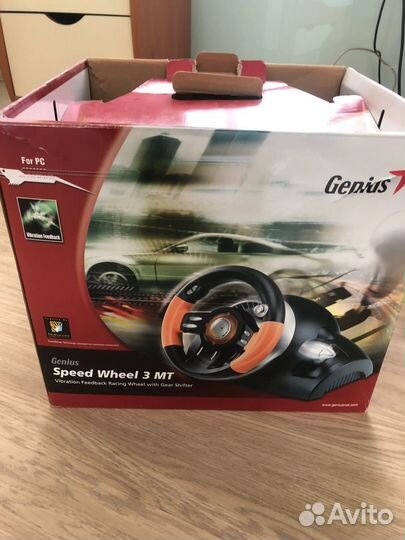Игровой руль genius с педалями