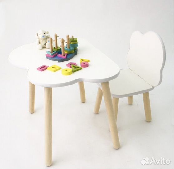 Детский комплект мебели Стол и Стул Облако