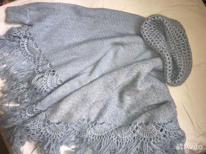 Пончо Платки и пряжа