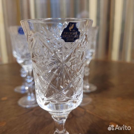 Фужеры хрустальные гхз СССР