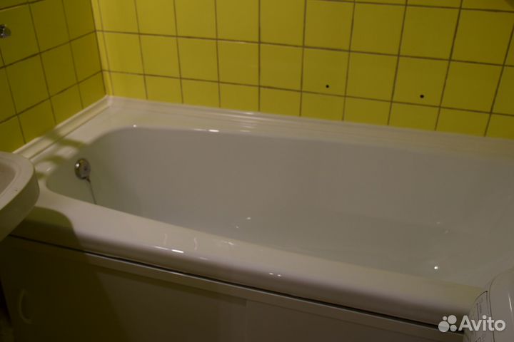 Реставрация старых ванн. Технология ванна в ванну