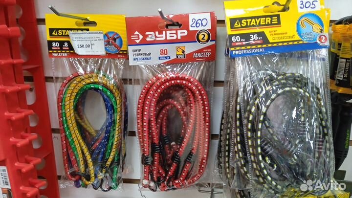 Резинки для крепления багажа stayer Паук 8 крюков