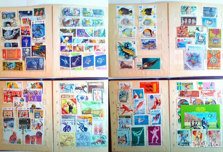 Коллекция марок Советского времени СССР
