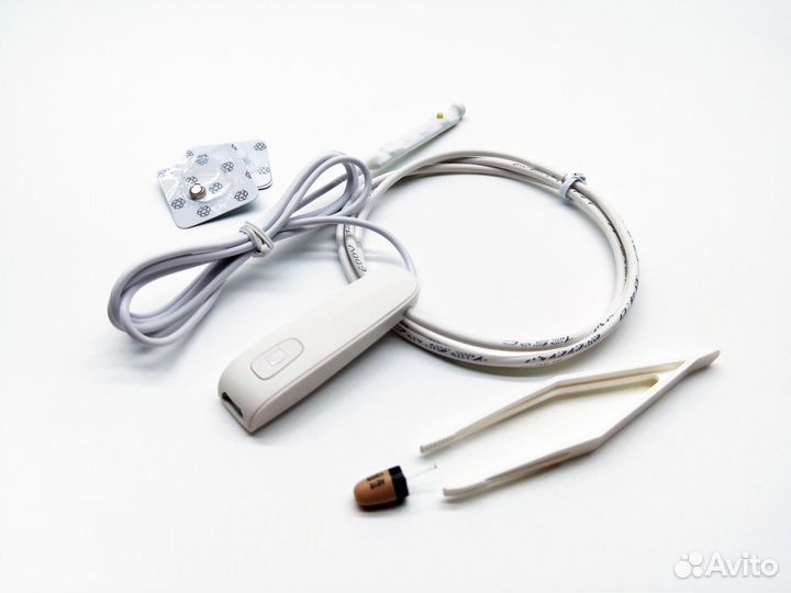 Микронаушник Капсула Bluetooth 4.0 с выносным микр