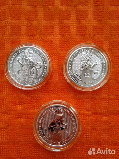 Звери королевы 5 фунтов 2016- 2021г