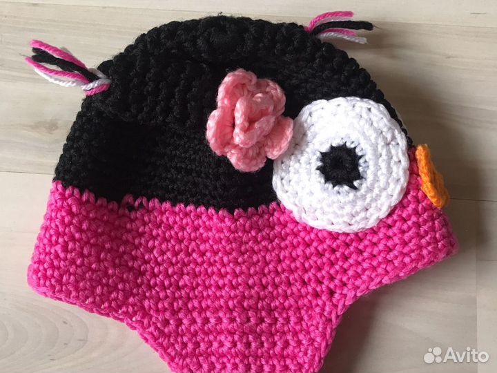 Шапка деми 3-9 мес