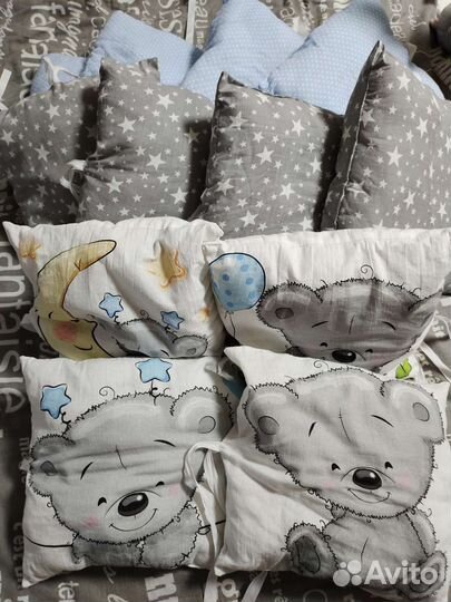 Бортики в кроватку