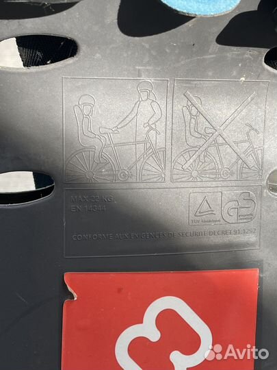 Детское велокресло hamax smiley