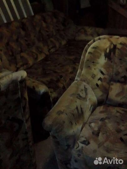Диван,2 кресла