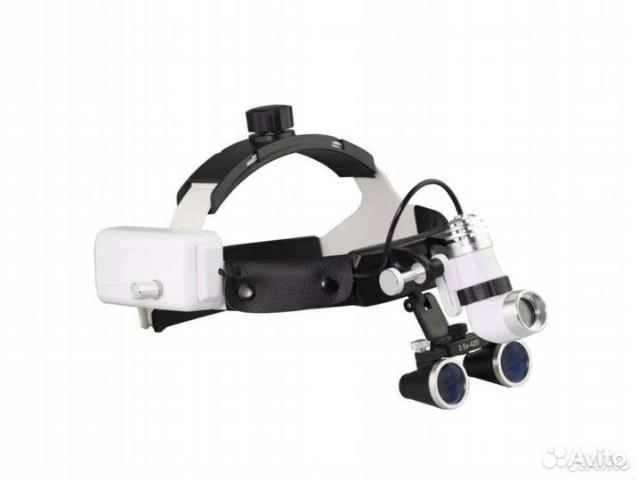 Налобный осветитель с бинокулярами