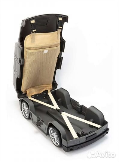 Детский чемодан машинка