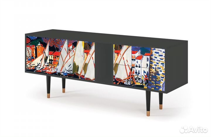 Тв-тумба T1 - Антрацит - Le Sechage des voiles