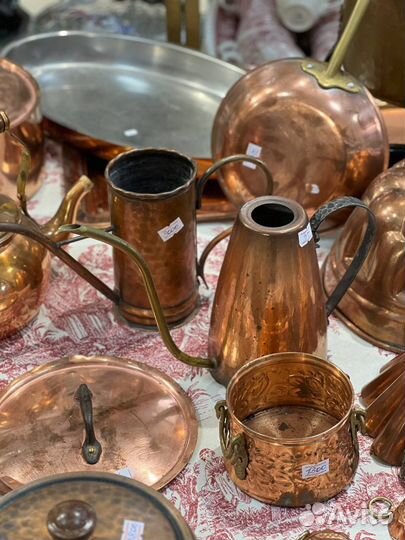 Медная посуда сотейники,длявыпекания.Винтаж,Европа